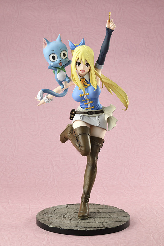 Happy, Lucy Heartfilia, Fairy Tail, Bell Fine, Pre-Painted, 1/8, 4573347243004